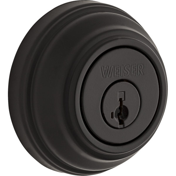 Weiser Collections Deadbolt Grade 1 Mechanical Deadbolts Matte Black